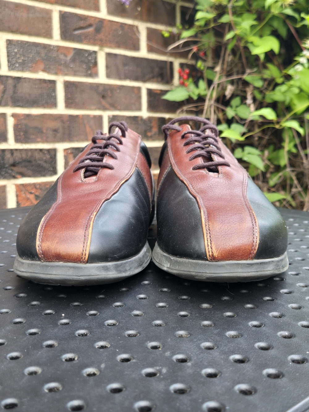 Vtg Allen Edmonds 9.5 "Passport" Leather Sneakers / Dress Shoes - Picture 10 of 10